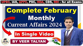 February Monthly Current Affairs 2024  Monthly Current Affairs February 2024  UPSC Prelims 2024 [upl. by Puett]