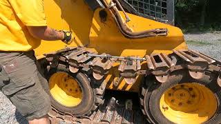 Installing OverTheTireTracks on a Skidsteer [upl. by Annairdna]