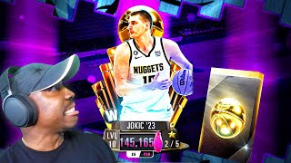 PULLING FINALS 2023 JOKIC IN PACK OPENING NBA 2K Mobile Season 5 [upl. by Bravar953]