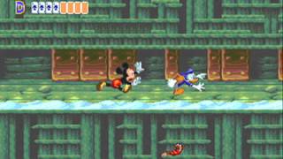 World of Illusion Starring Mickey Mouse and Donald Duck 2 player Netplay game [upl. by Inanuah31]