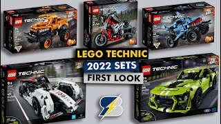 First detailed look at the new LEGO Technic 2022 sets [upl. by Nnahaid49]