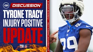 Tyrone Tracy Injury POSITIVE Update  Giants Dodge a Bullet [upl. by Neelyad]