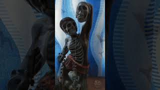 Wood statue skeleton eddext ytshort [upl. by Kilam994]