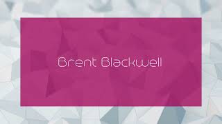 Brent Blackwell  appearance [upl. by Ahsitniuq]