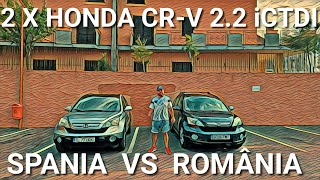 Spania vs România 2 X HONDA CR minus V minus o ușă care nu stă deschisă [upl. by Herod]