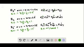 Place the species and in order of increasing bond length and increasing bond energy [upl. by Rosalia498]