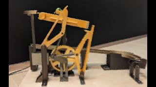 Marble lift  2 stage arm 3D printed [upl. by Atnuhs]