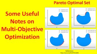 Some Useful Notes on MultiObjective Optimization [upl. by Mylor]