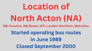 Location of North Acton NA bus depot [upl. by Leena]