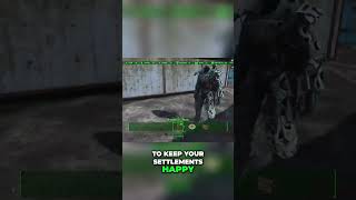 How to Keep Your Fallout 4 Settlers Happy Top Tips and Tricks fallout4settlementbuilding fallout4 [upl. by Tabby587]