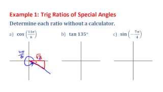 Trig Ratios for Special Angles • 43d PRECALCULUS 12 [upl. by Fredia]