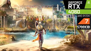 RTX 4060  Ryzen 7 5700X3D  Assassins Creed Odyssey  Benchmark 4K 1080p ULTRA [upl. by Ainar]