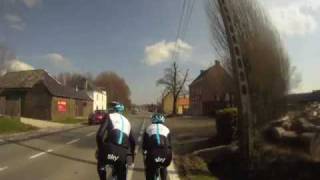 Tour of Flanders recon On the cobbles 2010 [upl. by Ttayh640]