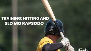 Billy Kittrell  SSUTL  2024 Training Hitting and Slo Mo Rapsodo [upl. by Nosreffej]