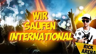 Wir saufen international Europapokal  Rick Arena Lyric Video [upl. by Imot964]