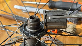 How to fixservice rear hub amp freehub body [upl. by Larimer]