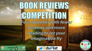 BOOK REVIEW CONTEST WITH PRIZES FOR WINNERS reading bookreviews competition [upl. by Dorcia]