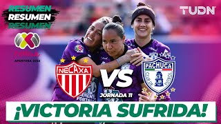 Resumen  Necaxa vs Pachuca  Liga Mx Femenil AP2022 J11  TUDN [upl. by Anika878]