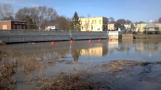 Thornapple River Flooding MiddlevilleMi 4212013 [upl. by Enneiviv]