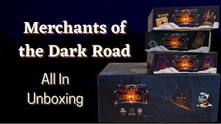 Merchants of the Dark Road All In Unboxing [upl. by Nimsay]