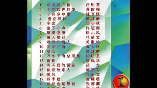 Hong Kong Unforgettable Cantonese Golden Hits 1 香港粤语难忘金曲 1 [upl. by Fifi]