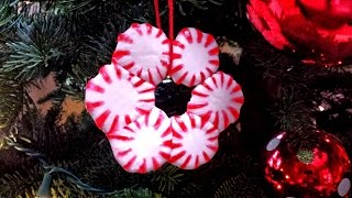 How to make Peppermint Candy Christmas Ornaments [upl. by Cade564]