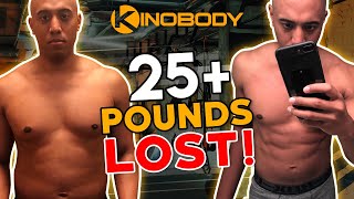 KINOBODY WORKOUT REVIEW HOW I LOST 25 POUNDS DOING KINOBODY [upl. by Flemings]