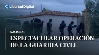 Espectacular operación de la Guardia Civll para desmantelar un punto de venta de droga en Murcia [upl. by Oah]