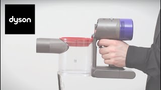 How to replace the clear bin on your Dyson V7™ cordless vacuum [upl. by Jolda]