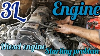 How to diesel engine starting problem  Toyota 3L engine [upl. by Filippa]