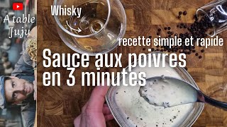 sauce aux poivres en 3 minutes [upl. by Adraynek]