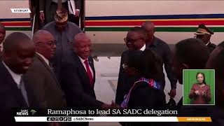 SADC Summit I President Ramaphosa leads the South Africas delegation to Zimbabwe [upl. by Kolnick]