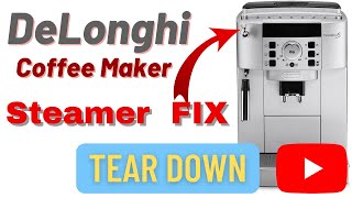 DeLonghi Magnifica COFFEE MACHINE FIX Steamer handle  Disassembly Tear down ESAM22110 [upl. by Brendon]