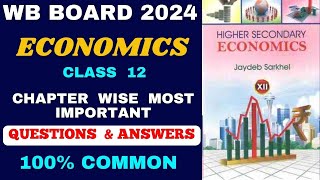 WB Board 2024 Economics important questions and answers HS 2024 Economics Suggestions  Class 12 [upl. by Euqirrne]