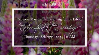 Funeral of Mrs Winfred Hyacinth Eversley [upl. by Denie]