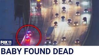 Baby found dead on 405 Fwy linked to crash in Redondo Beach murder in Woodland Hills [upl. by Prager116]