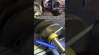 manual crankshaft polishing diy tips engine polish shorts [upl. by Welch131]