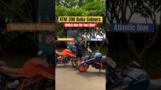 2024 KTM Duke 390 Colour Options Revealed  BikeWale shorts [upl. by Helge493]