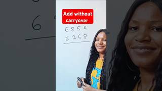 Add without carryover mathshorts maths mathstricks addition additiontricks [upl. by Nnyrb]