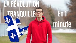 La révolution tranquille au Québec en 1 minute [upl. by Kataway]