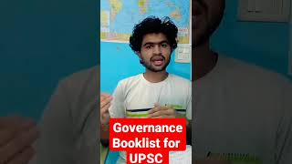 Important Governance book for UPSC  GS2 Governance booklist for upsc  governance upsc shorts [upl. by Norat]