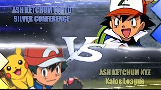 Pokemon Oras Ash Vs Ash Ash Johto Vs Ash XYZ [upl. by Ardnuhs]