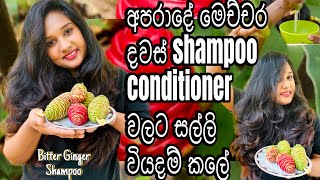 අපරාදේ shampooconditioner කඩෙන් ගන්නේ 🤦🏻‍♀️ හිස්සොරි‍කොණ්ඩේ යනවට‍කොණ්ඩේ වැවෙන්න 🫢🤔 vlog hair [upl. by Einneb867]