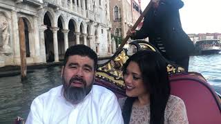 ceremony on a gondola in Venice [upl. by Modestia]