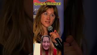 SPEECH IS VIOLENCE MICHAEL KNOWLES DESTROYS WOKE PROFESSOR reaction michaelknowles shorts wtf [upl. by Nhguaval923]