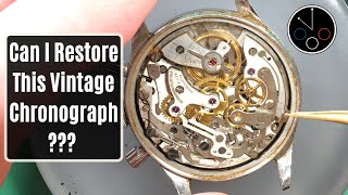 Can You Restore a Vintage Chronograph Watch Angelus Cal Landeron 148 [upl. by Carolina]