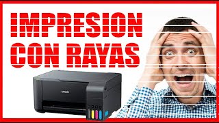 ✅ COMO SOLUCIONAR RAYAS Y LINEAS EN LAS IMPRESIONES  LIMPIEZA DE CABEZALES EPSON [upl. by Nbi]