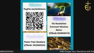 Prayer Hour Devotion Thurs15thAug2024 with Paul Olashore [upl. by Dovev]