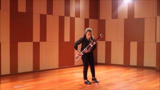 Allemande  Partita para fagot solo BWV 1013 JSBach  Bassoon [upl. by Karylin]