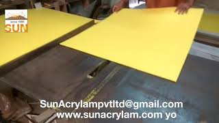 SUNPACK SHEET CUTTING MACHINE  SUNBOARD ACRYLIC PLYWOOD MDF CUTTING MACHINE [upl. by Uhp354]